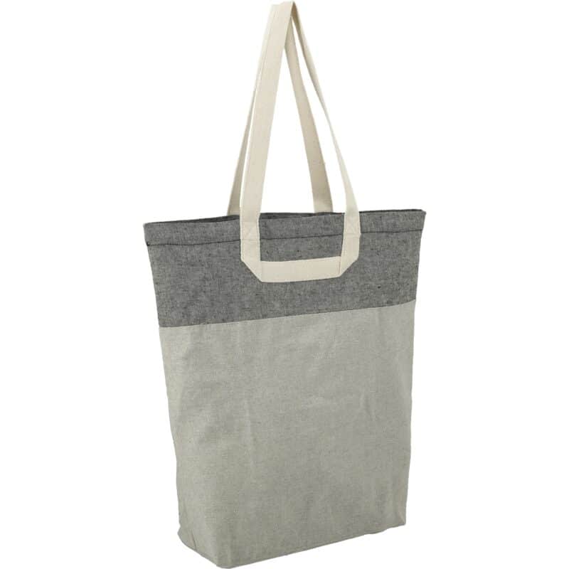 Recycled Cotton U-Handle Book Tote - 5