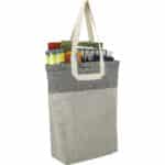 Recycled Cotton U-Handle Book Tote - 6