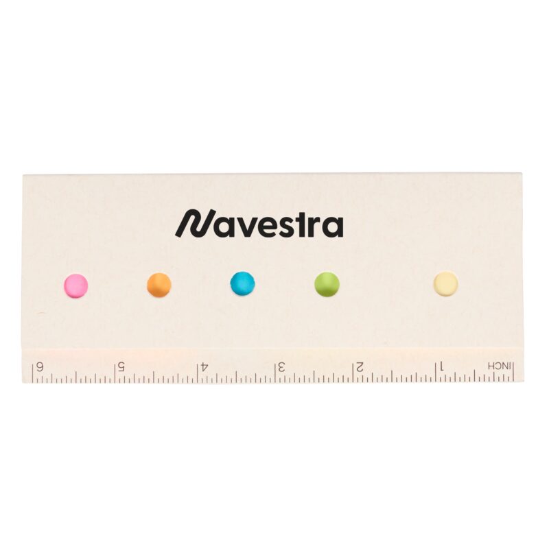 Recycled Milk Carton Sticky Notes & Ruler Pad
