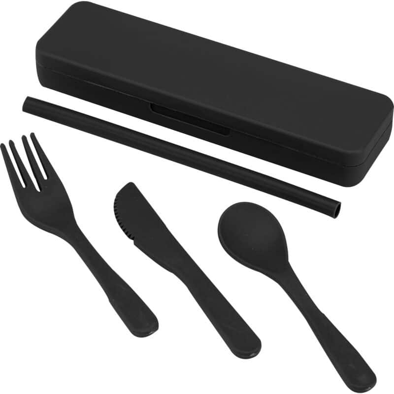 Recycled Plastic Utensil To Go Set - 4