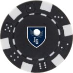 Recycled Poker Chip Ball Marker - 2