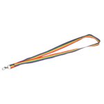 Recycled Polyester Rainbow Lanyard - 1