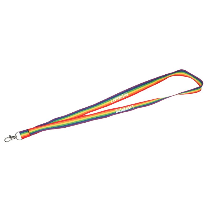 Recycled Polyester Rainbow Lanyard - 2