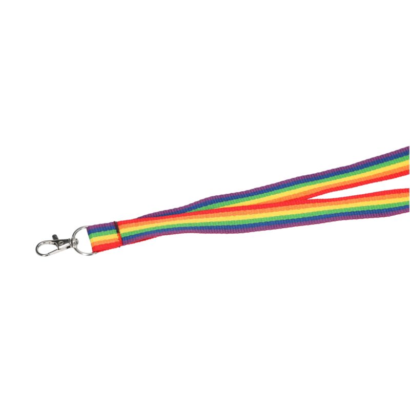 Recycled Polyester Rainbow Lanyard - 5