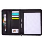 Renaissance Italian Style Leather Zippered Padfolio with FSC® Mix Paper - 4