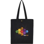 Repose 10oz Recycled Cotton Box Tote w/Snap - 2