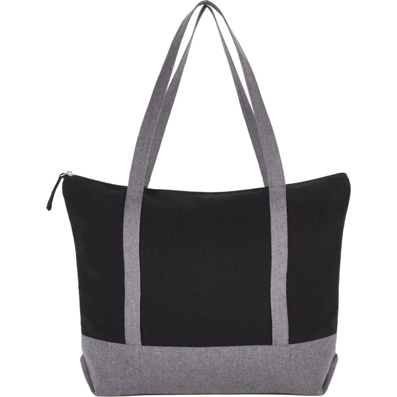 Repose 10oz Recycled Cotton Zippered Tote - 6