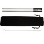 Reusable Stainless steel Straw Set with Brush - 1