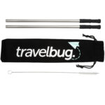 Reusable Stainless steel Straw Set with Brush - 3