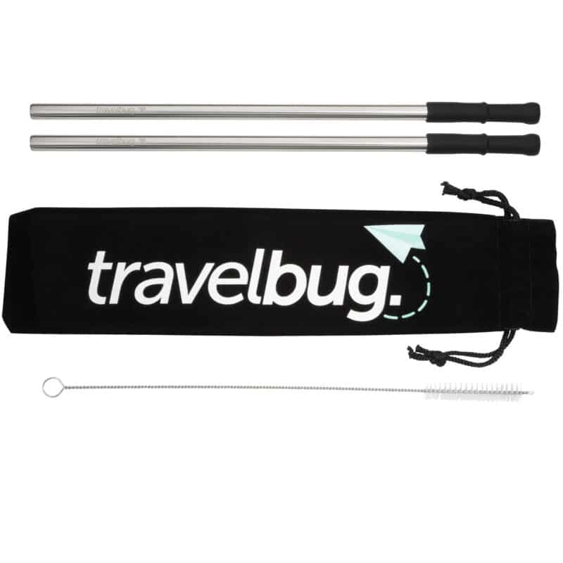 Reusable Stainless steel Straw Set with Brush - 3