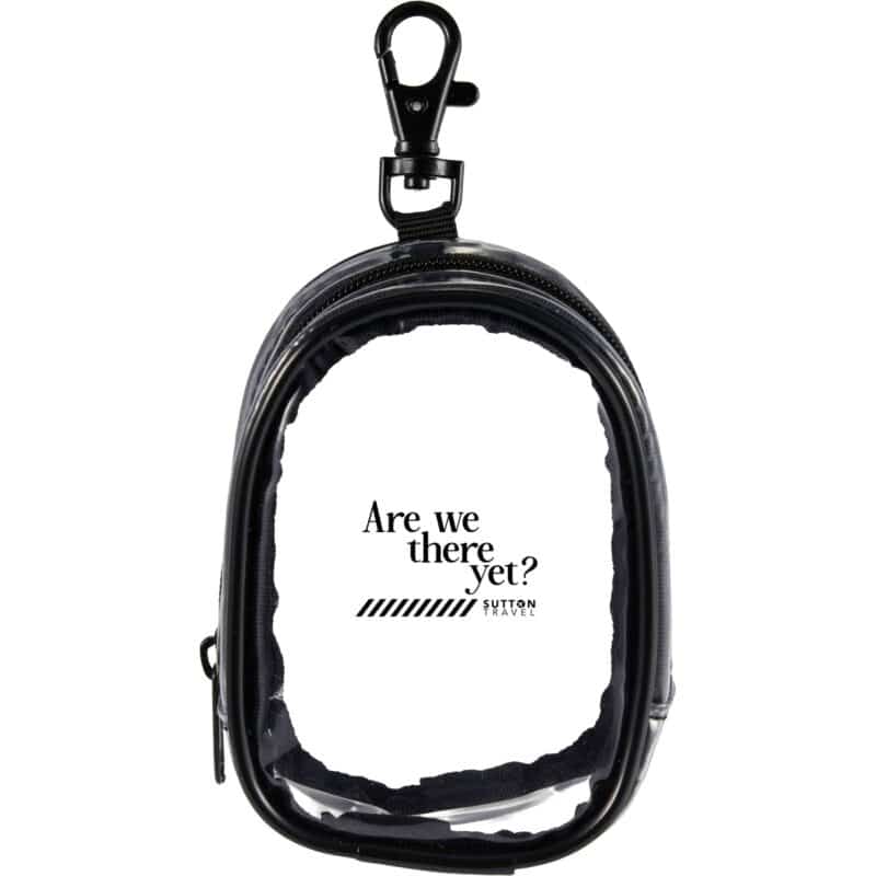 Round Clear Bag Charm - 1