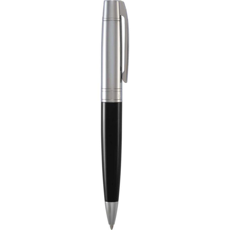 Sheaffer® 300 Glossy Chrome Black Ballpoint - 1