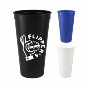Solid 24oz Recycled Stadium Cup