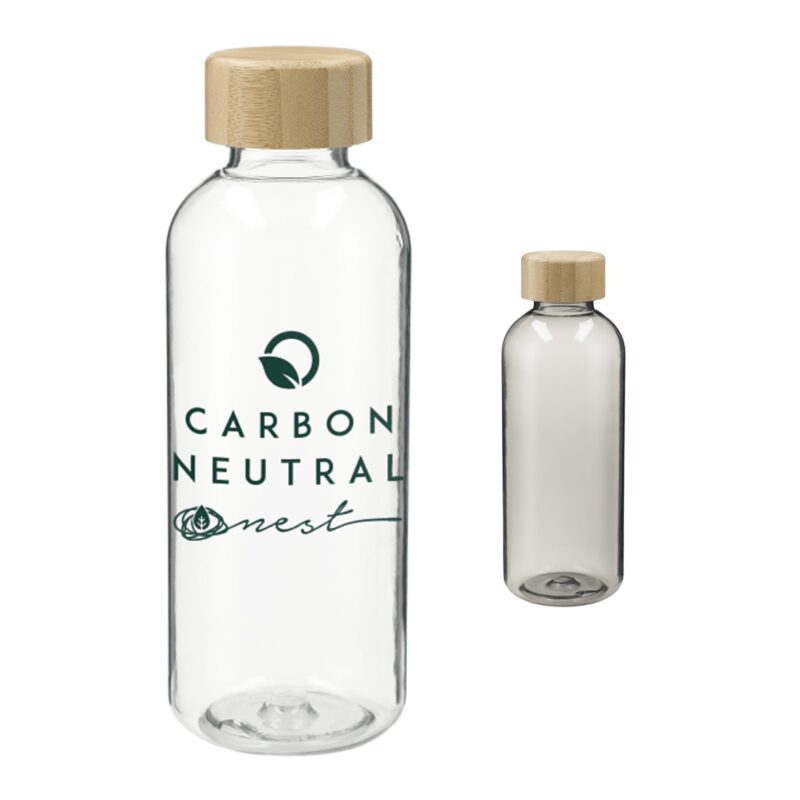 Sona 22oz rPET Reusable Bottle w/ FSC® 100% Bamboo Lid - 2