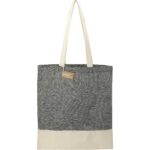 Split Recycled 5oz Cotton Twill Convention Tote - 1