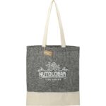 Split Recycled 5oz Cotton Twill Convention Tote - 4