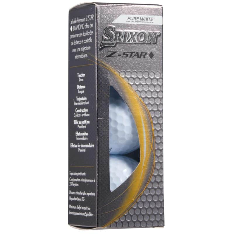Srixon Z-STAR DIAMOND Golf Balls - 3 Pack - 3