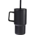 Summit 18oz Recycled Vacuum Insulated Mug w/ Straw - 6