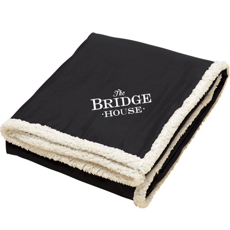 Super Soft Large Fleece Sherpa Blanket - 50'' x 60'' Unfolded - 2