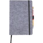 THE GOODS™ Recycled Felt 8'' x 5.5'' Bound Notebook - 3