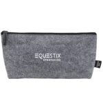 THE GOODS™ Recycled Felt Zippered Pouch