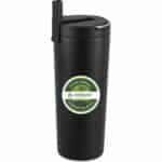 Thor Copper Insulated Tumbler 24oz Flip Straw Lid - 2