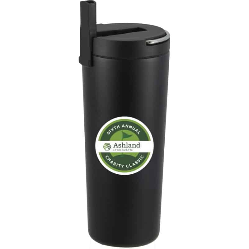 Thor Copper Insulated Tumbler 24oz Flip Straw Lid - 2
