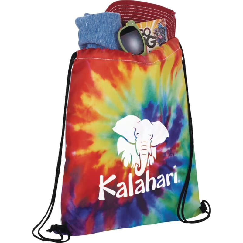 Tie Dye Drawstring Bag - 3