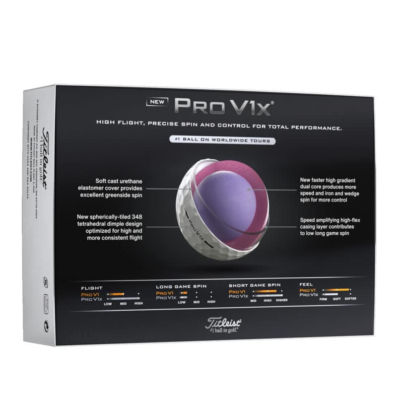 Titleist Pro V1x® Golf Balls - 12 Pack - 7