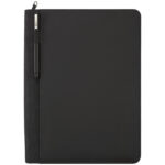 Vienna Heathered Zippered Padfolio with FSC® Mix Paper - 5