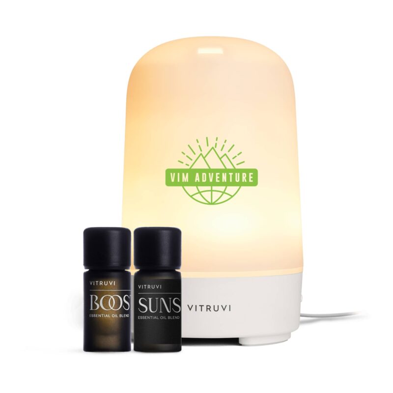 Vitruvi Glow Diffuser and Essential Oils Bundle Set - 3