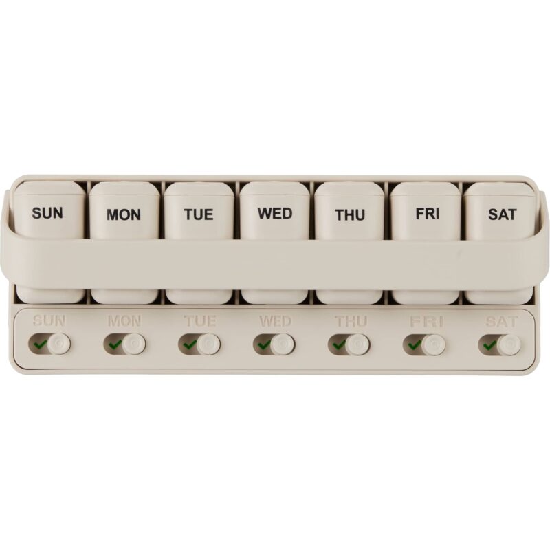Wellable™ Daily Pill and Supplement Organizer - 5