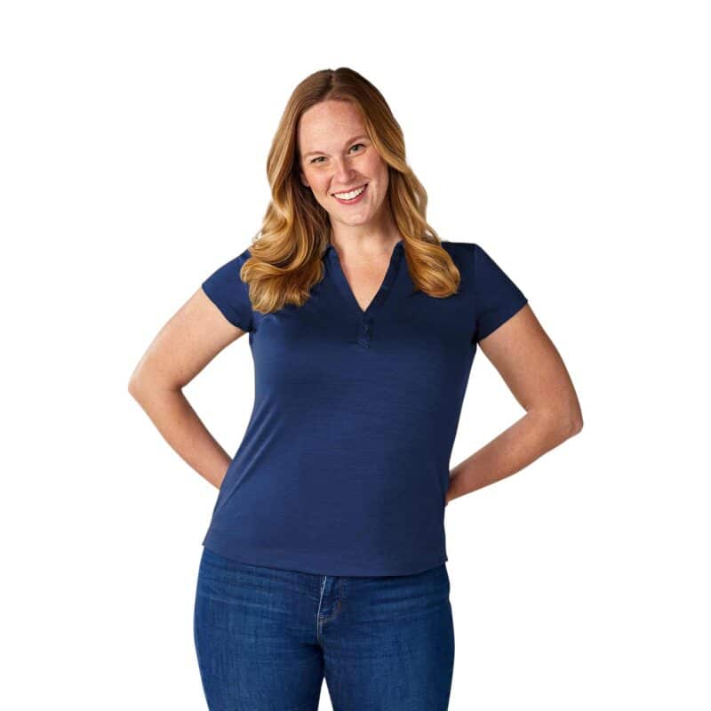 Women's AMOS Eco Short Sleeve Performance Polo - 4