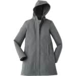 Women's ELKPOINT Roots73 Long Softshell Jacket with Detachable Hood - 4