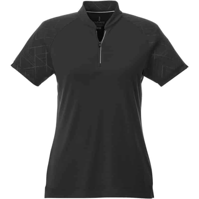 Women's HAKONE Short Sleeve Zip Up Polo - 3