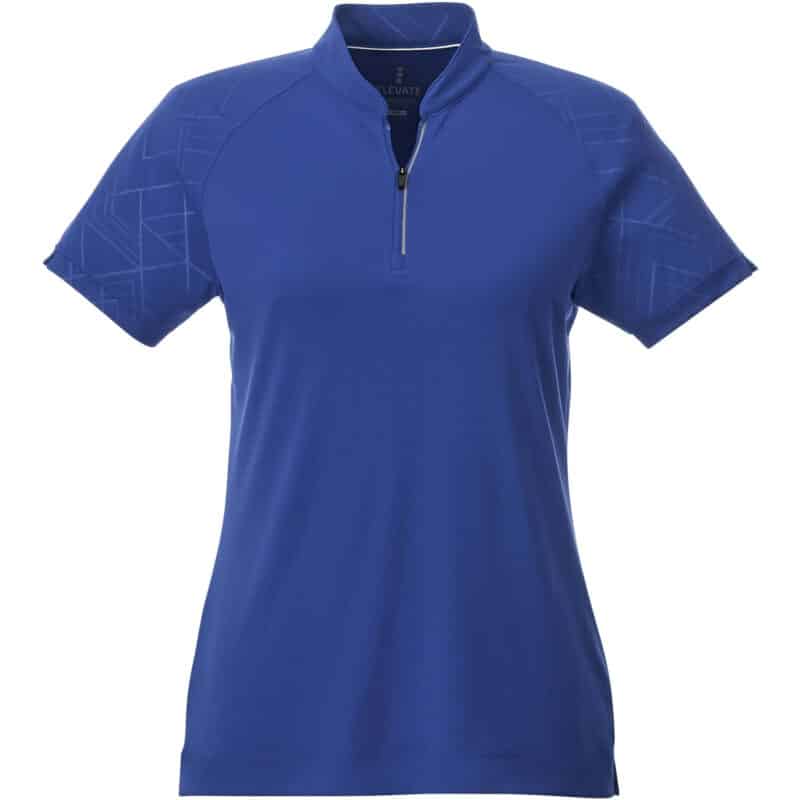 Women's HAKONE Short Sleeve Zip Up Polo - 5