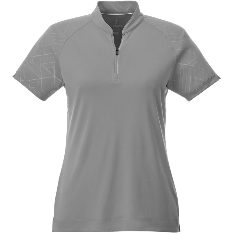 Women's HAKONE Short Sleeve Zip Up Polo - 8