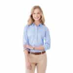 Women's IRVINE Oxford Long Sleeve Button Up Shirt - 2