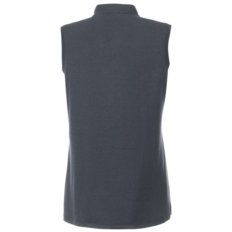Women's KINPORT Sleeveless Zip Up Stand Collar Performance Polo - 3