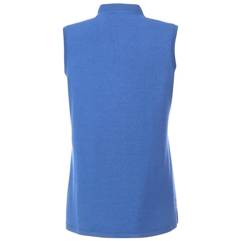 Women's KINPORT Sleeveless Zip Up Stand Collar Performance Polo - 6