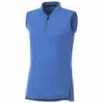 Women's KINPORT Sleeveless Zip Up Stand Collar Performance Polo - 7