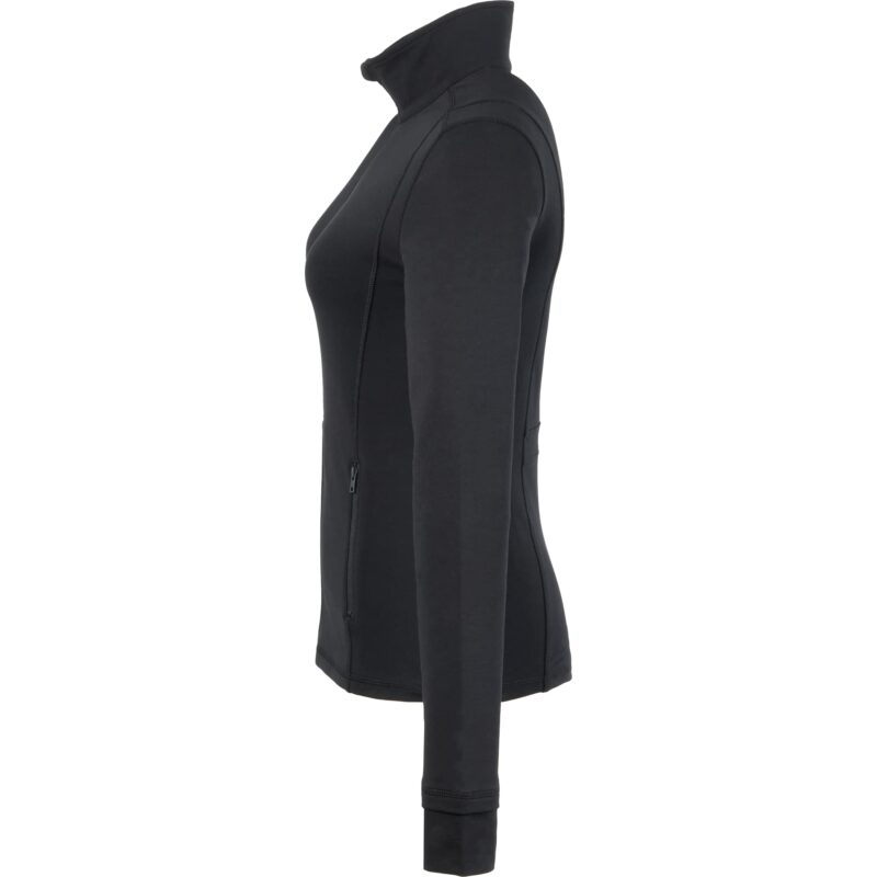 Women's LYON Eco Stretch Knit Full Zip Jacket with Thumb Holes - 5