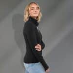 Women's LYON Eco Stretch Knit Full Zip Jacket with Thumb Holes - 8