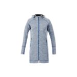 Women's ODELL Performance Knit Tunic Length Full Zip Hoodie with Thumb Holes - 9