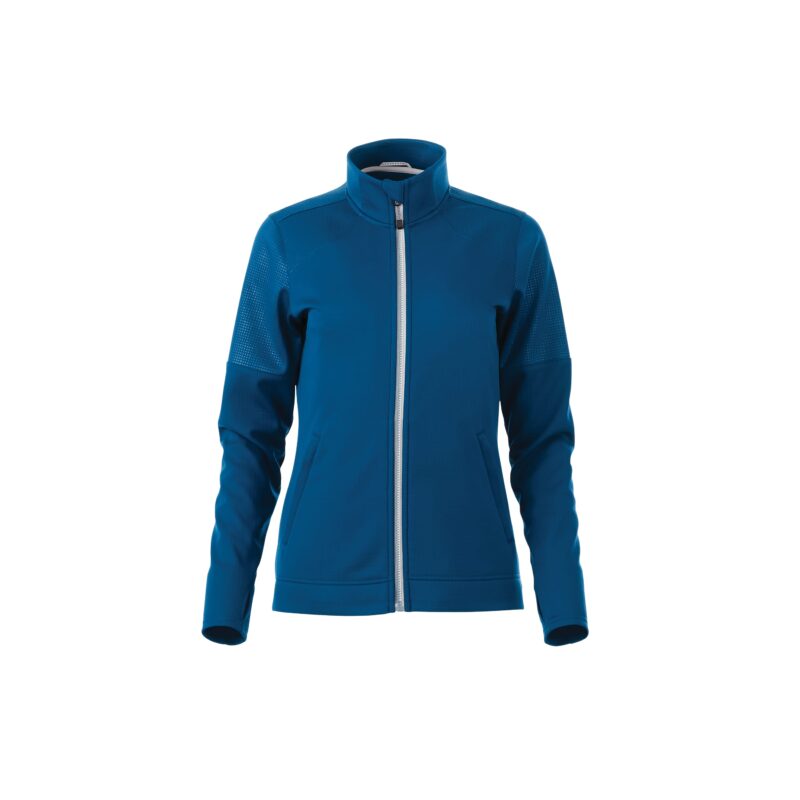 Women's SENGER Knit Full Zip Performance Jacket with Thumb Holes - 4