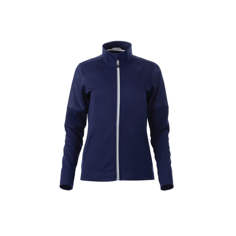 Women's SENGER Knit Full Zip Performance Jacket with Thumb Holes - 6