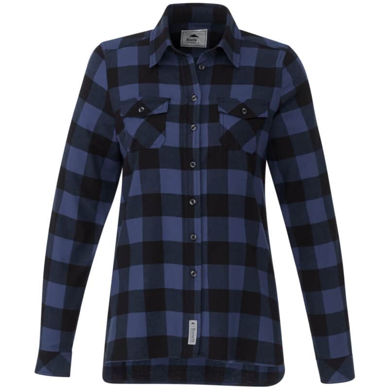 Women's SPRUCELAKE Roots73 Long Sleeve Button Up Flannel Shirt - 2