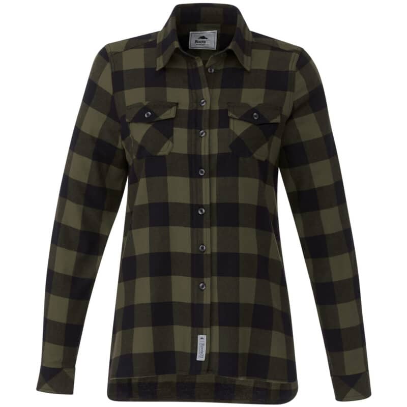 Women's SPRUCELAKE Roots73 Long Sleeve Button Up Flannel Shirt - 6