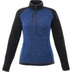 Women's VORLAGE Sweater Knit Half Zip Pullover Jacket - 5