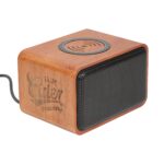 Wood Bluetooth Speaker with Wireless Charging Pad - 5